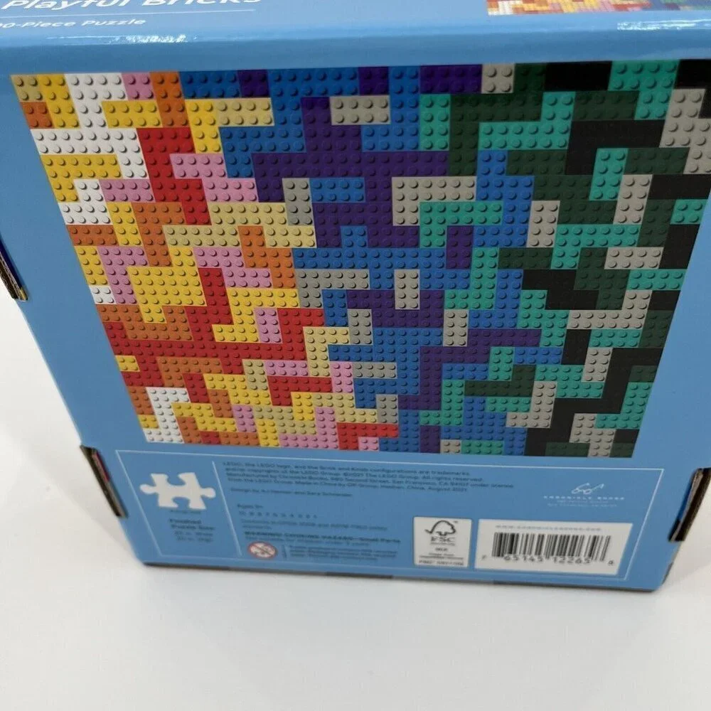NEW LEGO x TARGET 1000 Piece Puzzle Playful Bricks Colorful Homeschool